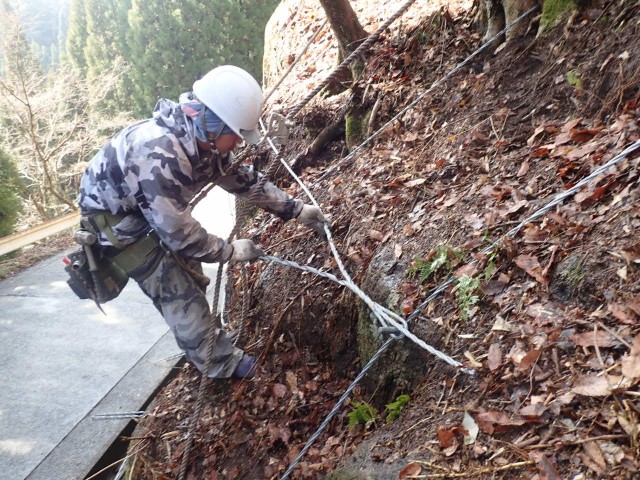 3.ロープ張り